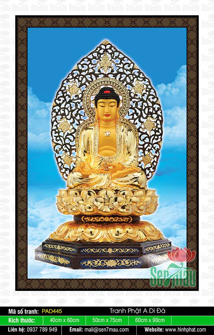 Hình Phật A Di Đà Chất Lượng Cao PAD445